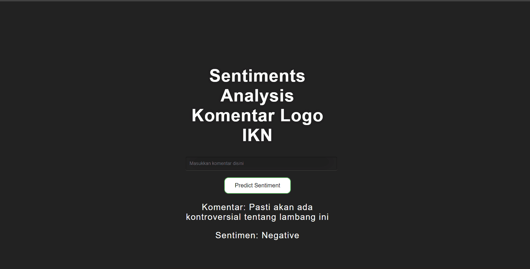 Sentiment Analysis